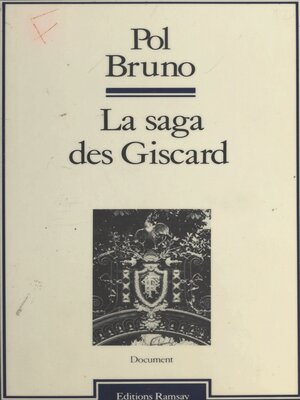 cover image of La Saga des Giscard